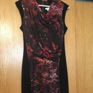 Helmut Lang midnight red dress size 6